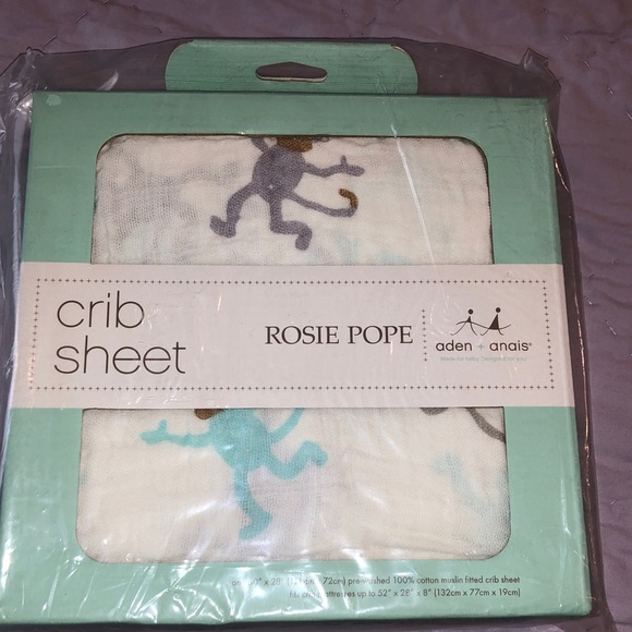Aden + Anais crib sheet